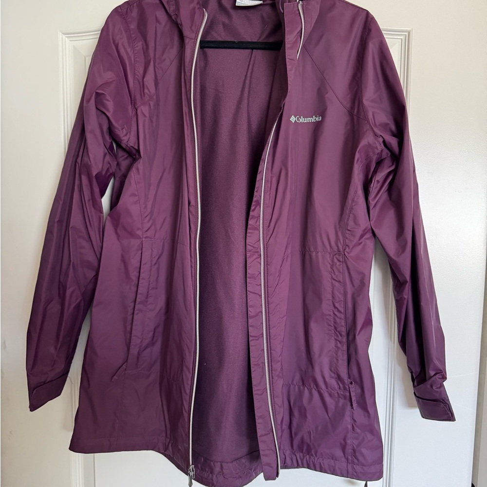 Columbia Women's Plum Windbreaker Jacket Sz M